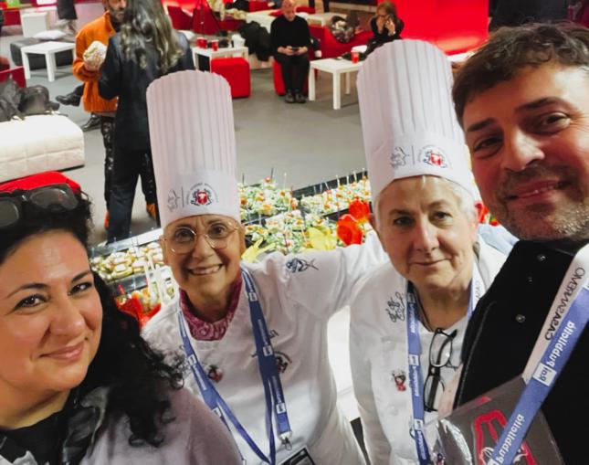A tu per tu con Caterina Quaglia, consigliera nazionale Lady chef, nelle cucine del Festival di Sanremo 15