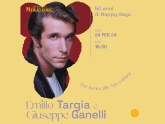 Cinquanta anni di Happy days alla fondazione Mirafiore. Appuntamento sabato sera