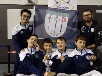 Scherma. Bonanni, Grimaldi, Filippini e Rissone: giovani spadisti d’argento nella prova regionale per il Club associati 2