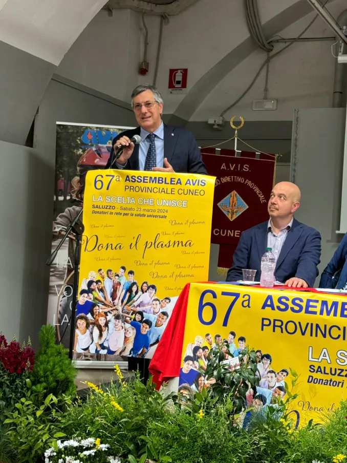 Oggi l'assemblea Avis a Saluzzo. Piemonte regione virtuosa per le donazioni