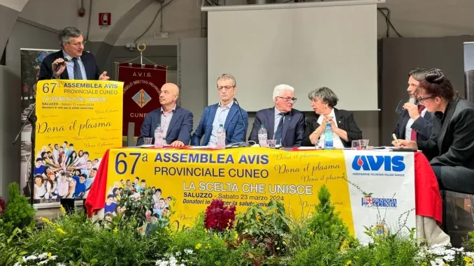 Oggi l'assemblea Avis a Saluzzo. Piemonte regione virtuosa per le donazioni 2