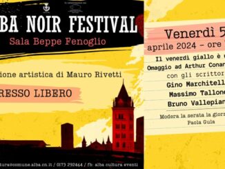 “Il venerdì giallo è uomo. Omaggio ad Arthur Conan Doyle”, venerdì 5 aprile in sala Beppe Fenoglio ad Alba 1