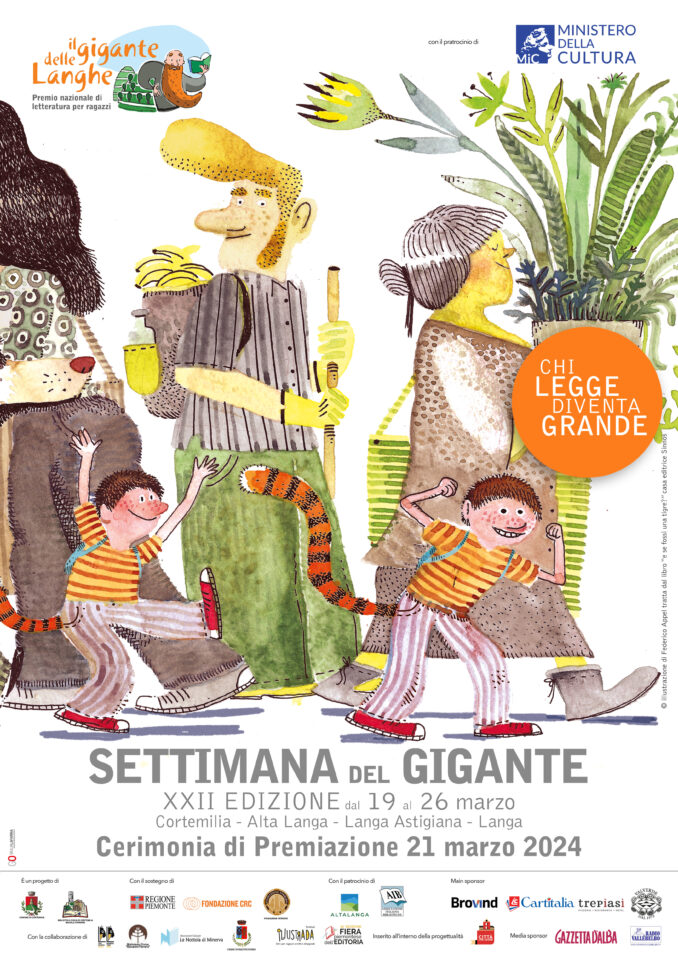Cortemilia: tutto pronto per Il gigante delle Langhe, Premio nazionale di letteratura per ragazzi