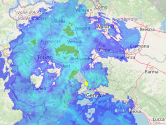 Maltempo: pioggia e nevicate intense in Piemonte