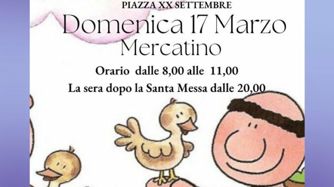 Un mercatino a sostegno delle opere dei Cappuccini braidesi