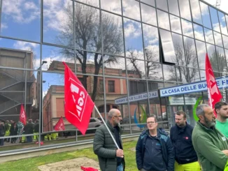 Lavoratori Egea in presidio 5