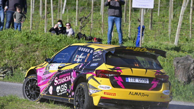 Buon debutto per Patrizia Sciascia nella Coppa rally di zona 2 a Canelli