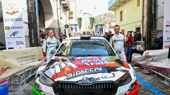 Jacopo Araldo e Lorena Boero trionfano sulle strade liguri del Rally Valle Arroscia