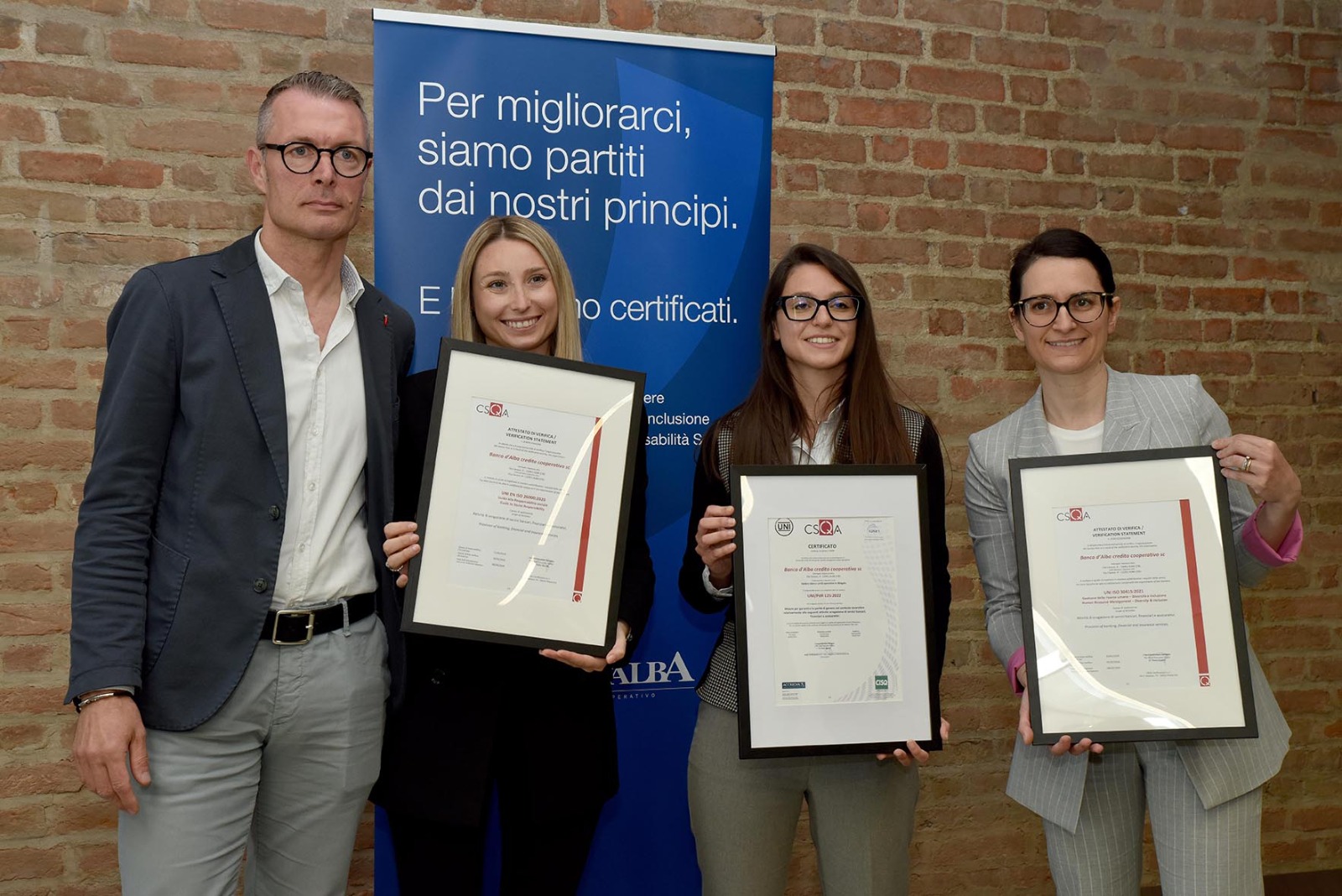 Banca d’Alba certifica il suo impegno sociale, etico e ambientale (VIDEO) 3