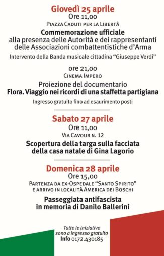 Il 25 aprile a Bra sulle strade della libertà 1