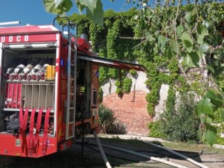 Incendio a Borbore di Vezza d'Alba