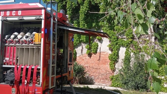 Incendio a Borbore di Vezza d'Alba