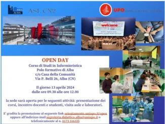 Corso di laurea in infermieristica ad Alba, sabato 13 aprile è previsto un open day