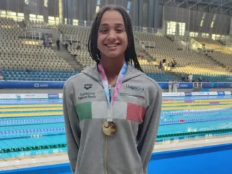 Sara Curtis (Centro sportivo Roero) in formato Olimpico all’Acropolis swim open in Grecia 1