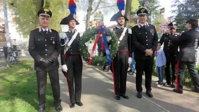 Una lapide in vale Madonna dei fiori ricorda i carabinieri Alessandro Borlengo e Giorgio Privitera 2