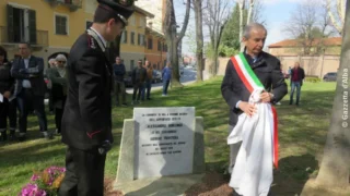 Una lapide in vale Madonna dei fiori ricorda i carabinieri Alessandro Borlengo e Giorgio Privitera 3