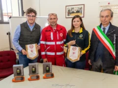 Tre nuovi palmari Gps per la Croce rossa: li ha donati il Lion club Bra host 11