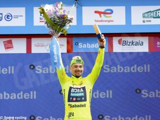 Al Giro dei Paesi Baschi Sobrero aiuta Roglic a difendere la maglia gialla