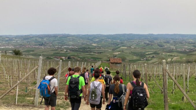 Venti ragazzi in Langa per la prima uscita di "Glicemie in spalla" dell'anno 1