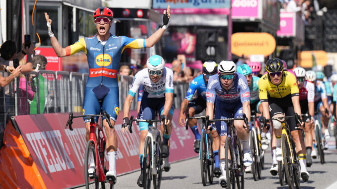 Jonathan Milan Il piemontese Filippo Ganna ci prova, ma ad Andora vince Jonathan Milan