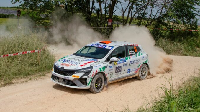 L'albese Matteo Greco sfiora il podio all’esordio su terra al Rally Adriatico