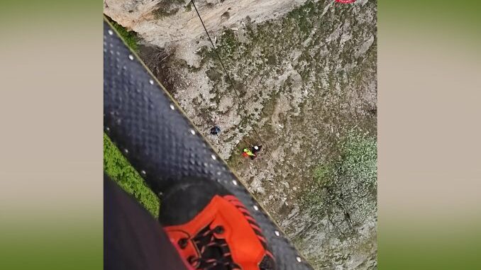 Recuperata una donna infortunatasi lungo la ferrata dei Funs ad Entracque