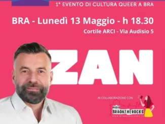Casa Pride a Bra con l'onorevole Zan come ospite