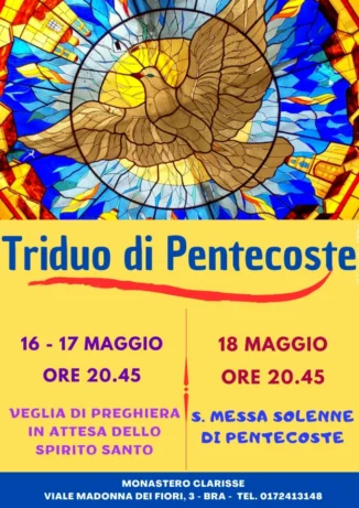 Alle Clarisse di Bra per la pentecoste, tre giorni di preghiera con Rinnovamento nello spirito