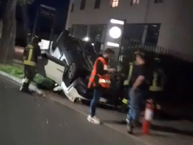 Incidente in corso Bra ad Alba, mezzi di soccorso al lavoro