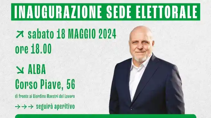 Elezioni ad Alba: sabato 18 Marello e Gatto inaugurano una sede elettorale in corso Piave