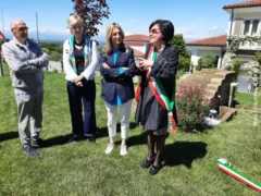 Inaugurati a Verduno i giardini di via Carlo Alberto 1