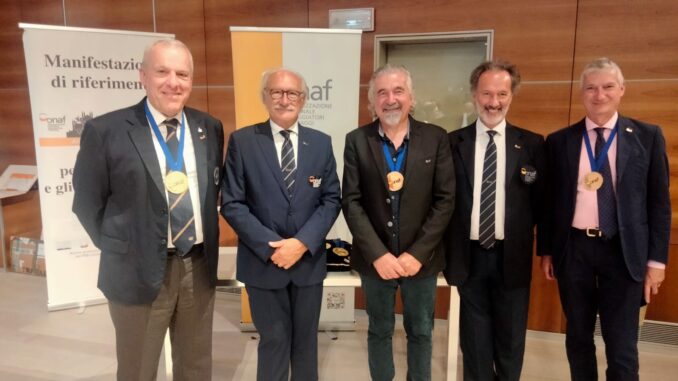 Mauro Carosso, Natalino Giordano e Luca Maria Battaglini neo assaggiatori onorari dell'Onaf
