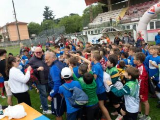 Alla festa del calcio giovanile 400 bambini in campo a Cuneo
