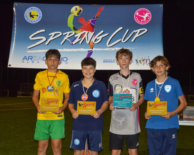 Cortemilia sul gradino più alto del podio alla Spring cup dell’Area calcio