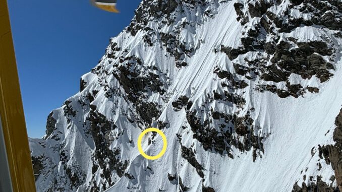 Soccorso un alpinista colpito da una scarica di sassi sul Monviso 1