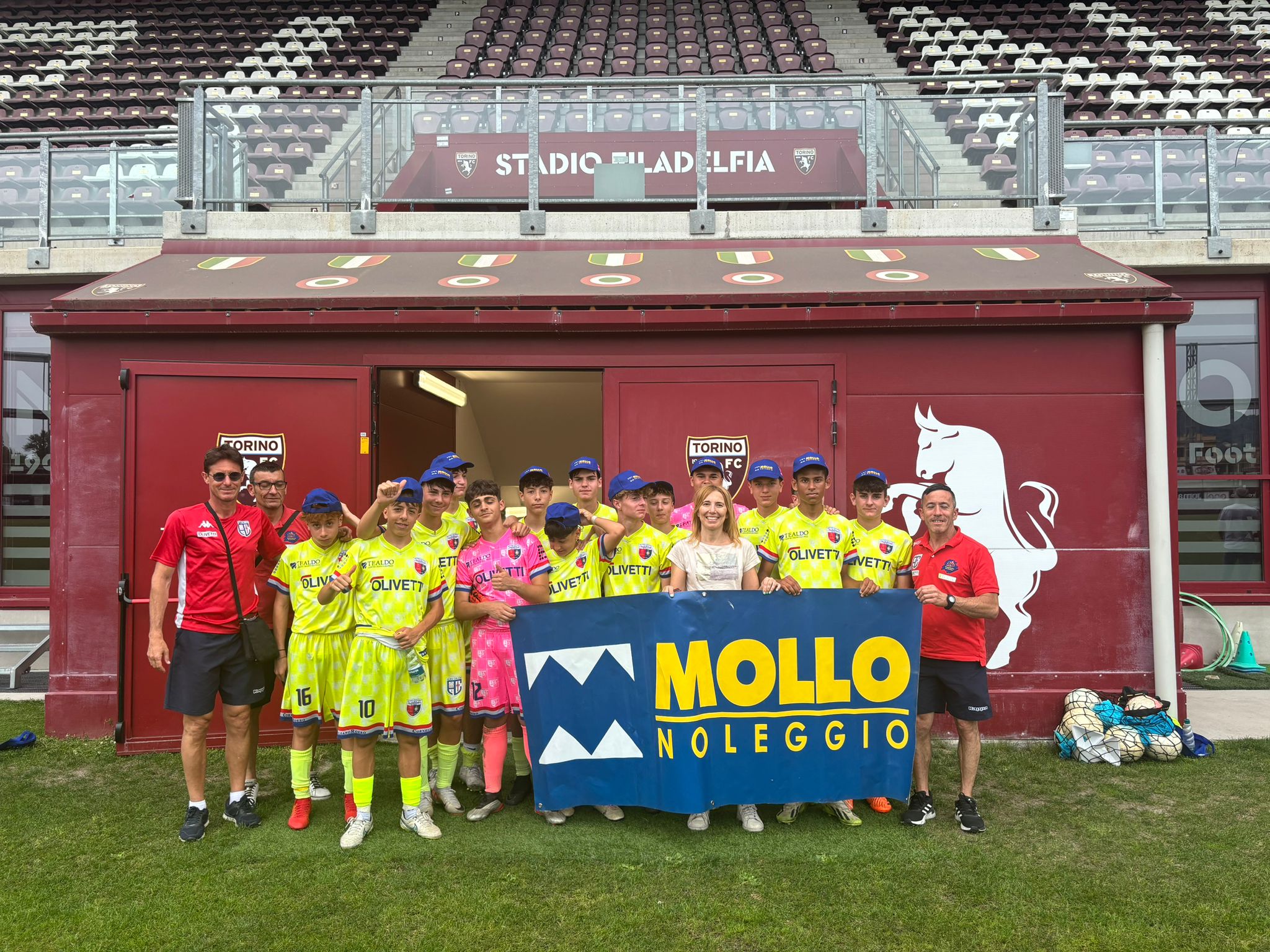 I giovani calciatori albesi hanno giocato al mitico Filadelfia