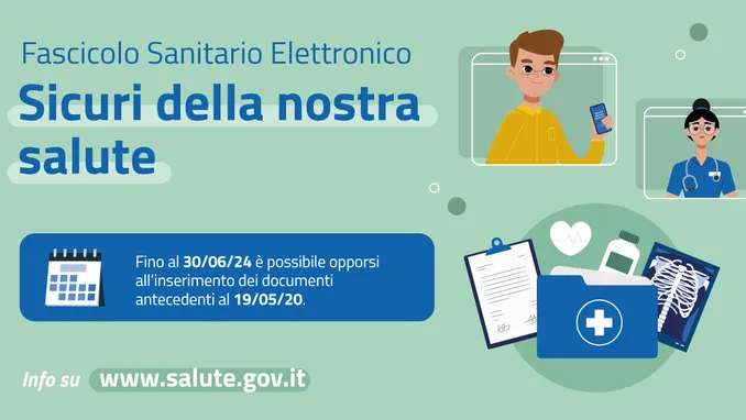 Salute pubblica, si può scegliere se mettere nel fascicolo sanitario elettronico i dati del passato