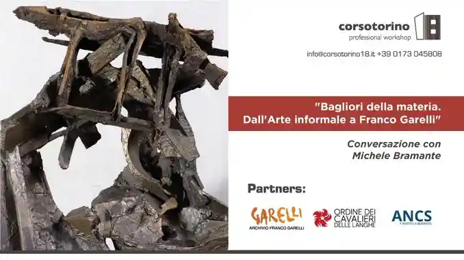 L'arte informale di Franco Garelli verso il finissage, ad Alba, sabato 8