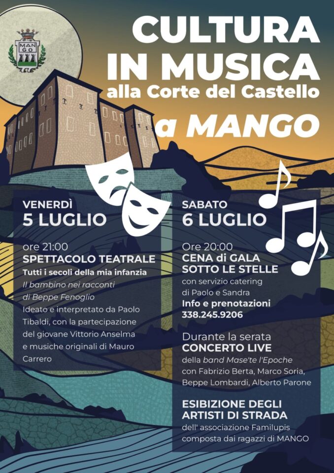 Cultura in musica a Mango