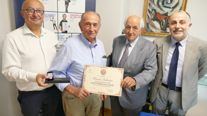 Aci Cuneo premia i soci più longevi: per l'Albese Marco Sobrero e Oddino Valsania