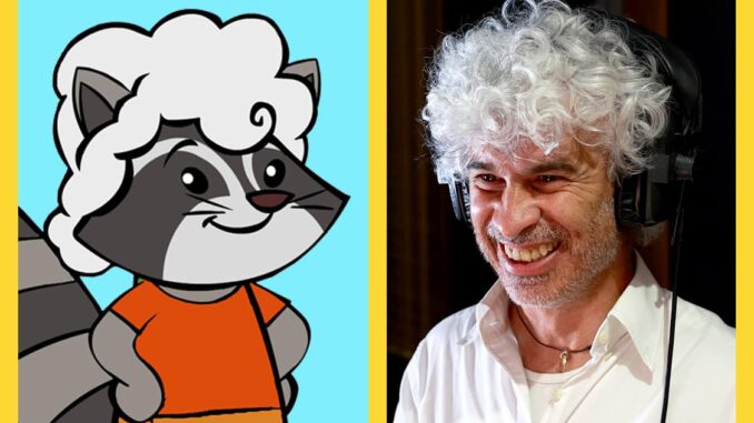 Roberto Cavallo è il procione Bobo nella puntata in onda il 1° luglio su Rai Yo Yo