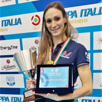 Pallavolo, l'infermiera Valentina Soriani del cardinal Massaia campionessa di pallavolo