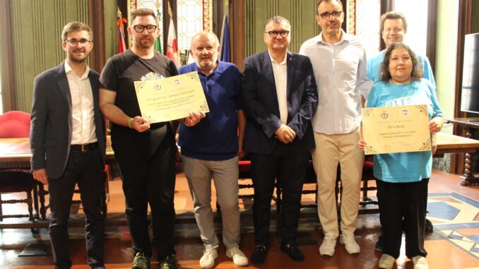 Alba: un attestato agli atleti dell’associazione Le Nuvole, vincitori del campionato europeo di cheerleading