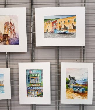 Mostra alla Biblioteca civica di Alba: “Il mio mondo”, gli acquerelli di Doriana Claudio 1