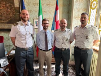 Alba: il sindaco Alberto Gatto ha incontrato il comandante della Guardia di finanza di Bra