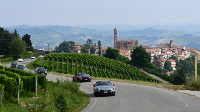 Castiglione Tinella protagonista con l’Abarth club Cuneo