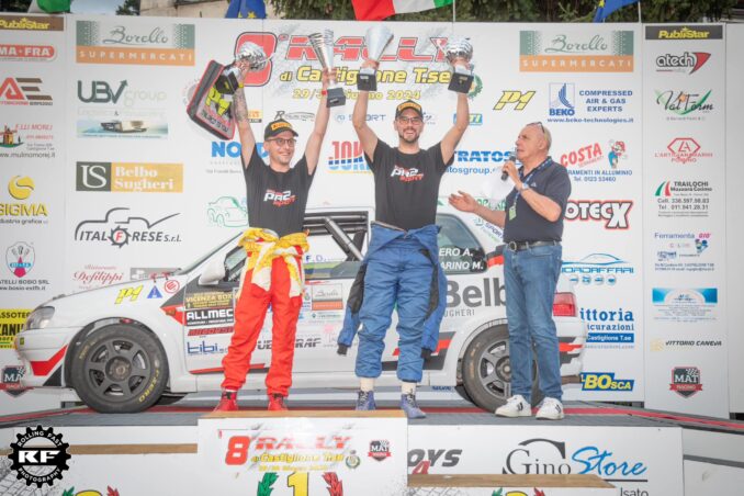 Al Rally di Castiglione Torinese terzo posto per Stefano Santero 2
