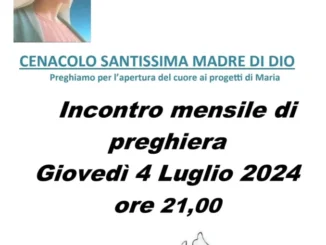 Gruppi di preghiera, questa sera in Sant'Andrea a Bra si apre il cenacolo