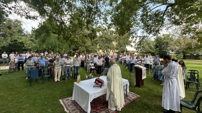 Grande partecipazione alla Festa patronale della frazione Madonna del Pilone