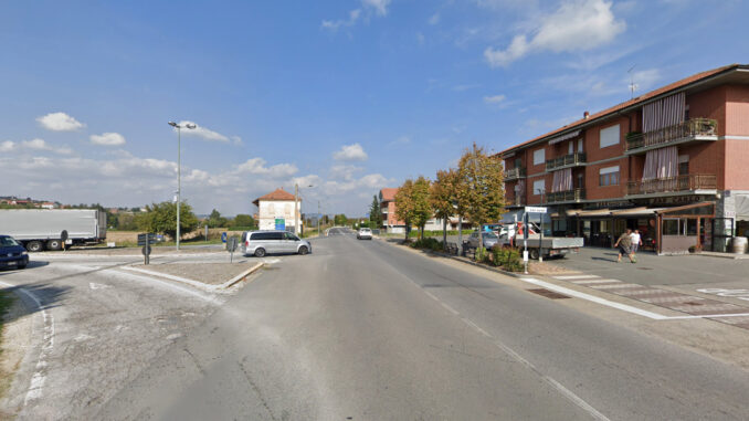 Una nuova rotonda all'ingresso di Gallo